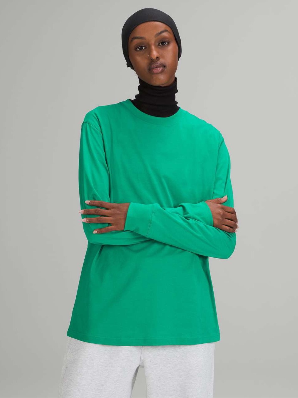 Lululemon All Yours™ Long Sleeve Top - Emerald Ice - Picture 2 of 7